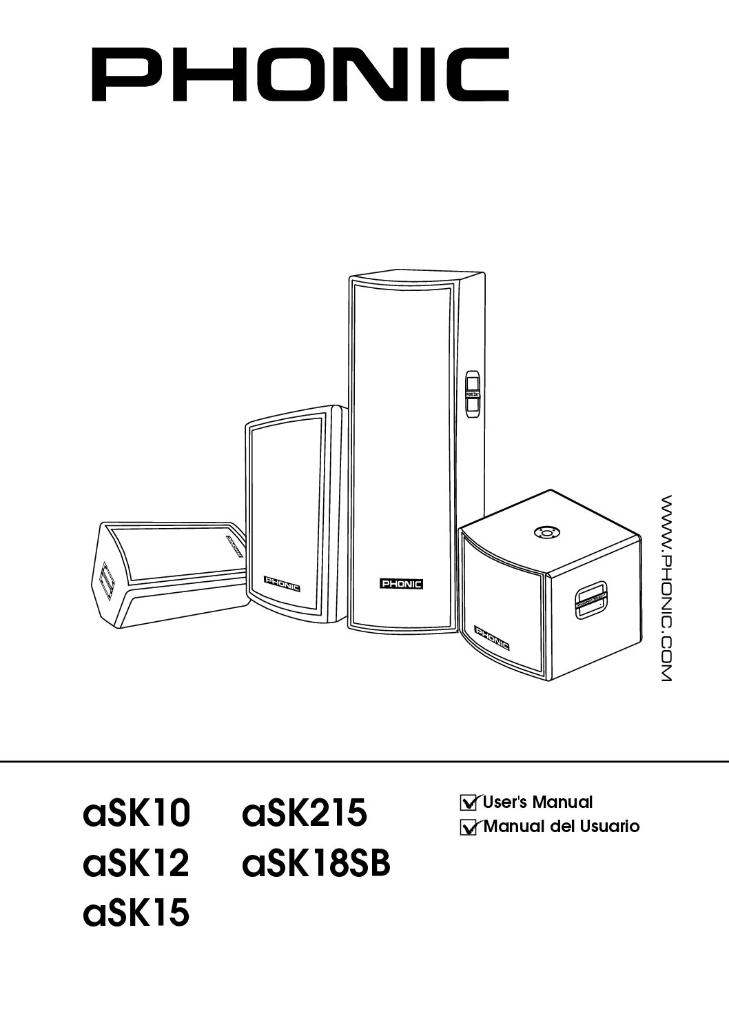 Phonic ASK-12 (BARGAIN - PAIR! NEW!)) - Image 3