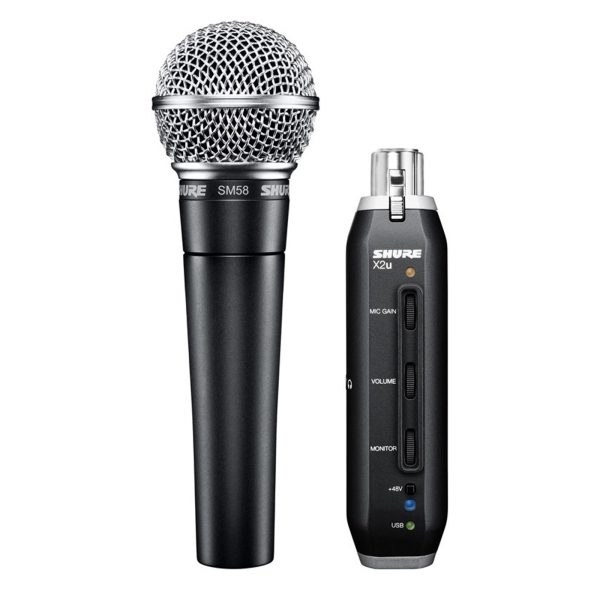 Shure SM58 w. Shure X2U