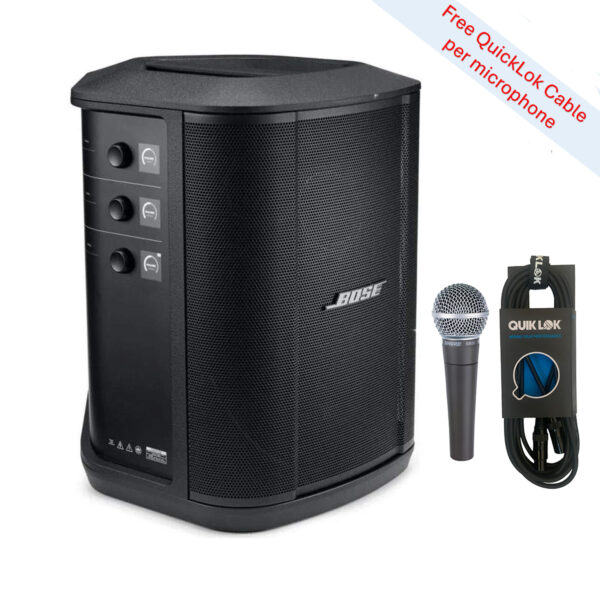 Build your Bose S1 Pro+ and  Shure SM58/ Beta58 Microphone Karaoke System