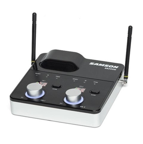 Samson Dual UHF Tabletop Wireless Handheld System - Image 3