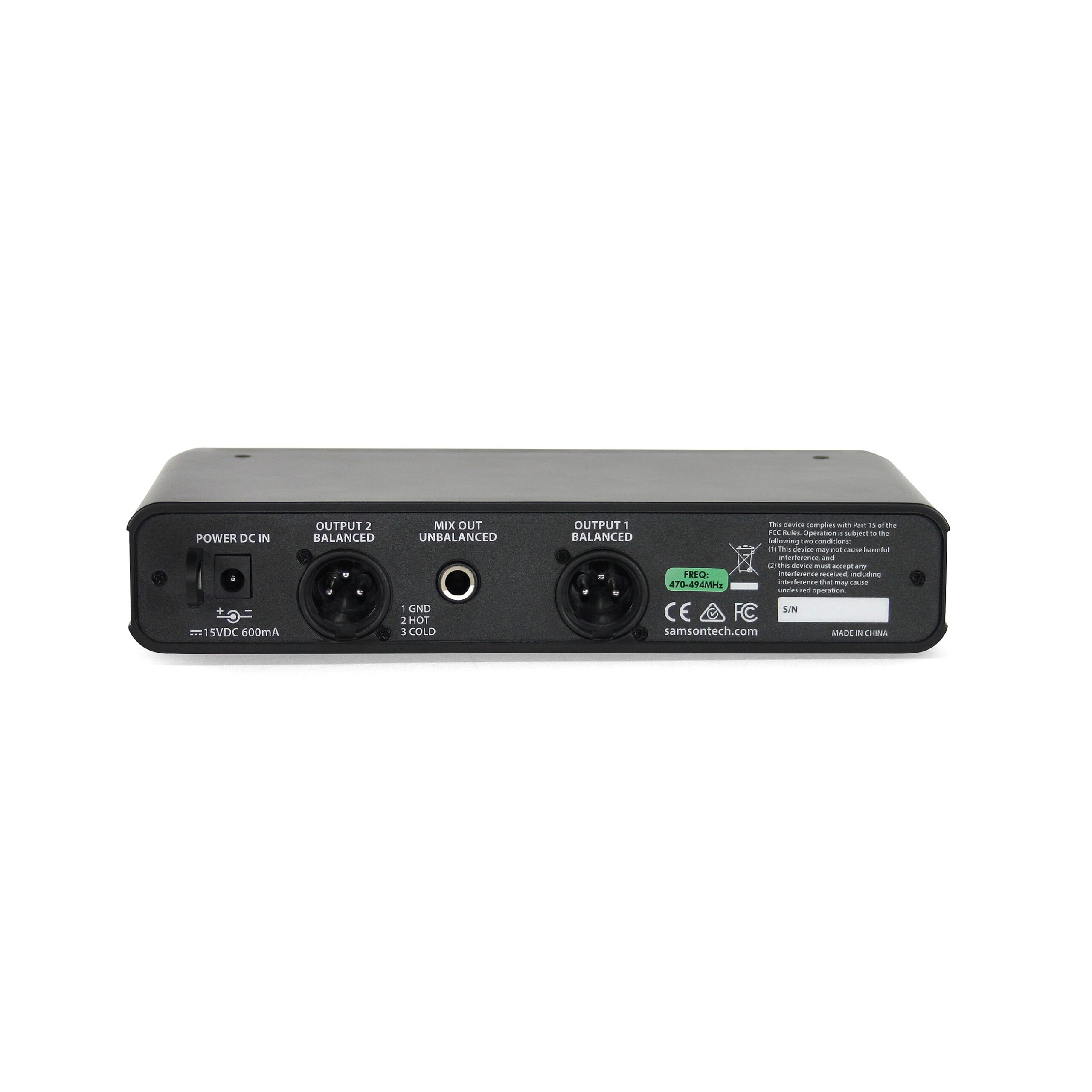 Samson Dual-Channel Wireless Handheld Microphone System Concert 288x - Image 3