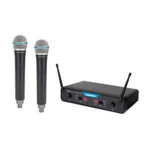 Samson Dual-Channel Wireless Handheld Microphone System Concert 288x