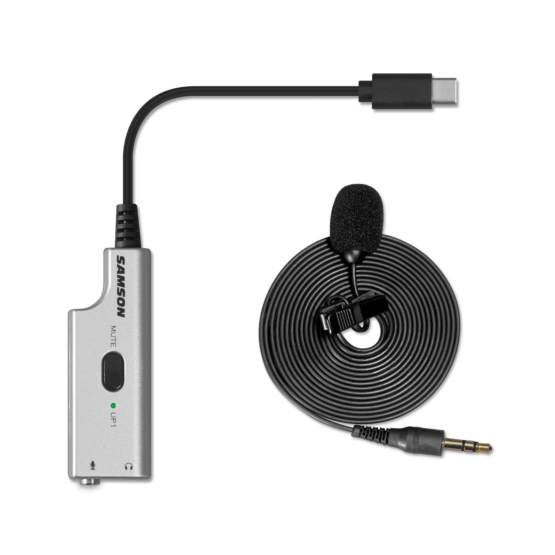 Samson Lavalier Microphone with USB adapter LMU1